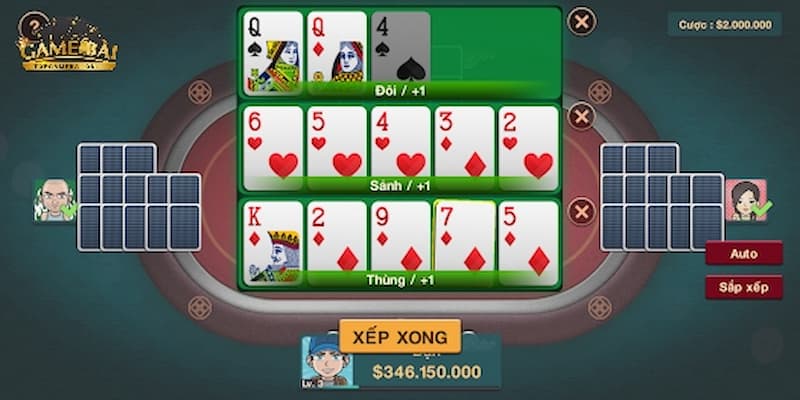 Hướng Dẫn Chơi Binh Xập Xám tăng cơ hội chiến thắng 2 Hướng Dẫn Chơi Binh Xập Xám - Cách tính tiền thưởng